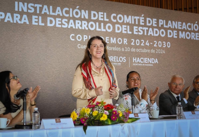 La gobernadora Margarita González Saravia presentó los cinco ejes centrales del Plan de Desarrollo 2024-2030. 