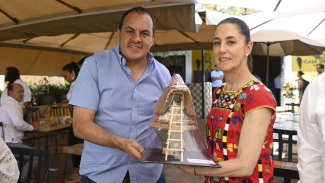 Celebra gobernador Cuauhtémoc Blanco entrega de constancia a Claudia Sheinbaum como presidenta electa de México