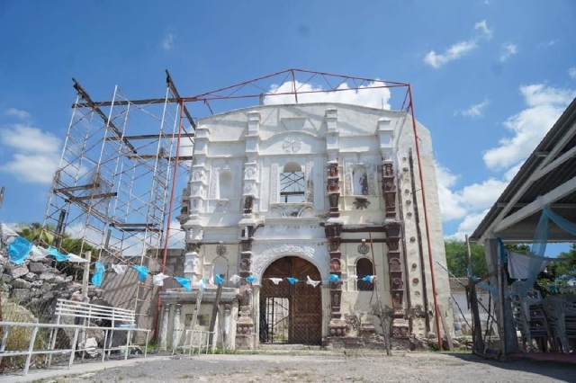 En los próximos días comenzará la rehabilitación de los trabajos que quedaron detenidos por falta de recursos, en las dos iglesias de Jojutla, a cargo del INAH, dañadas por el sismo del 19-S.