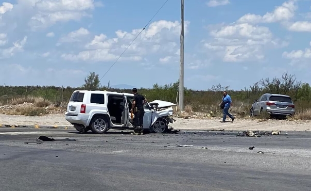 Equipo de Sheinbaum sufre accidente automovilístico en Coahuila