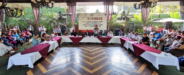 Encabeza alcalde de Jiutepec toma de protesta de comités de alarmas vecinales