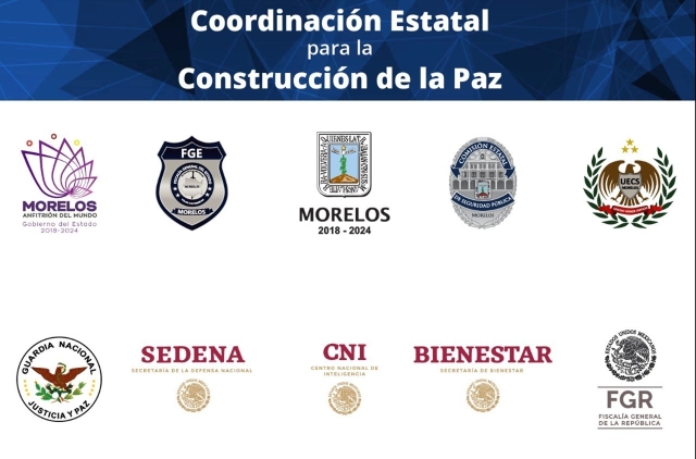 Condena Mesa de Coordinación Estatal para la Construcción de la Paz hechos ocurridos en Huitzilac