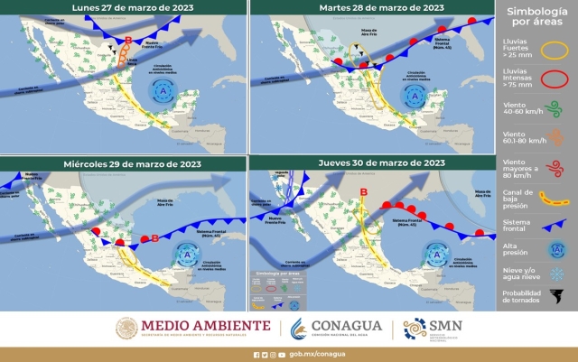 Semana nublada y con pocas posibilidades de lluvia para Morelos