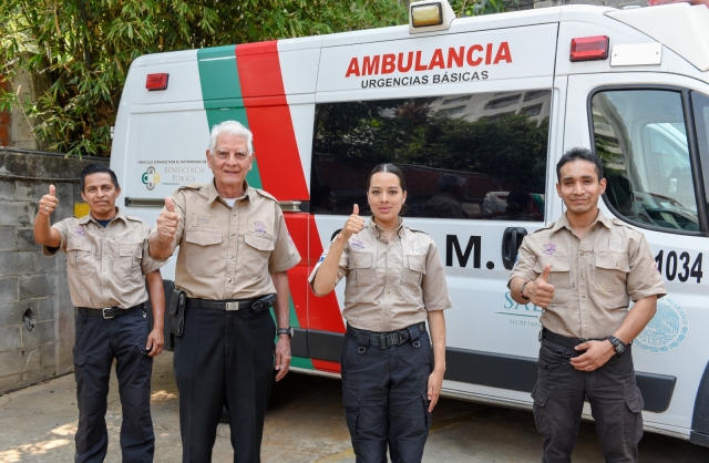 Destaca Cuauhtémoc Blanco Bravo labor y profesionalismo de paramédicos y paramédicas