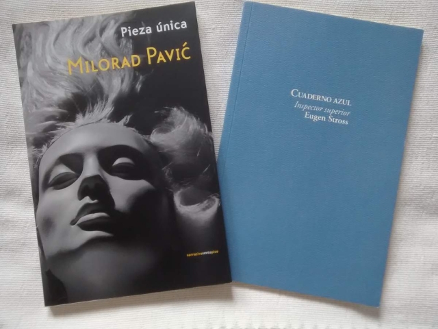   Los dos libros que conforman Pieza única.