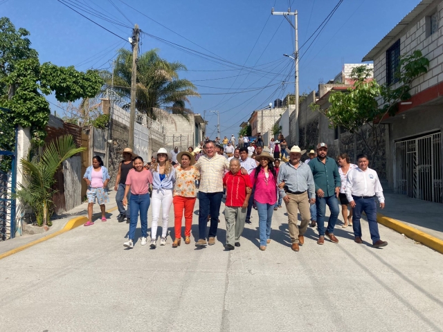 Entrega alcalde de Jiutepec cuatro obras en Tejalpa y la colonia Josefa Ortiz de Domínguez