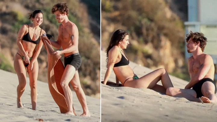 Rumores de romance: Shawn Mendes y Charlie Travers capturados en momento íntimo en la playa