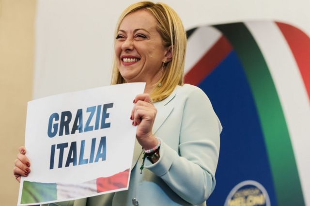 Giorgia Meloni, la primera mujer en ser primera ministra en Italia