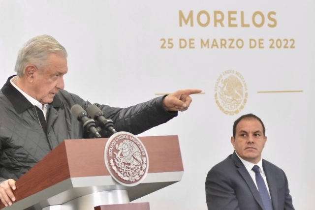 Fortalecen gobernador y presidente de México trabajo conjunto a favor de los morelenses