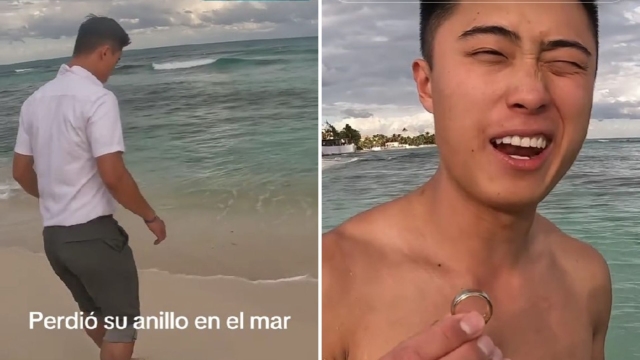 Mexicano se convierte en héroe al recuperar un anillo perdido en el mar