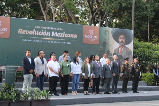 Preside gobernadora ceremonia de conmemoración del CXIV aniversario de la Revolución Mexicana