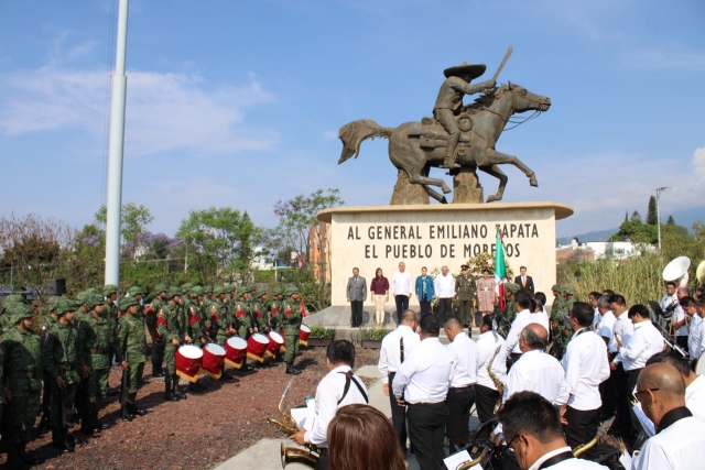 Conmemoran CIV aniversario luctuoso del caudillo revolucionario Emiliano Zapata