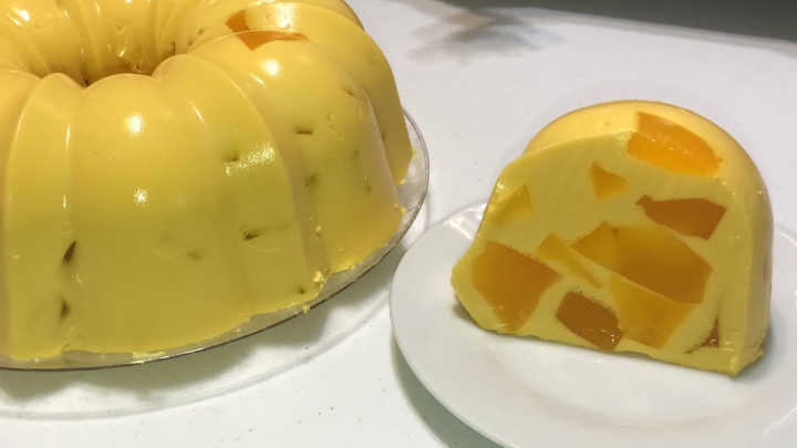 Postres fáciles: Gelatina espumosa de mango, así preparas este postre casero