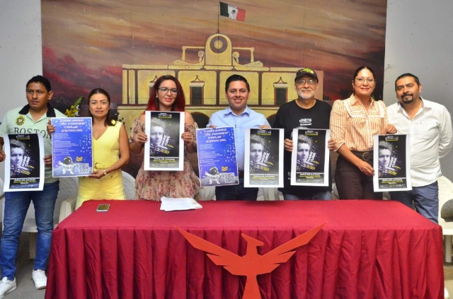 Aspectos de la rueda de prensa en la que se anunció el evento.