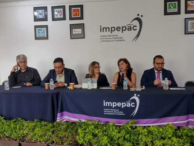El acuerdo fue dado a conocer por los consejeros del Impepac, este viernes, durante la reunión que sostuvieron con representantes de los partidos políticos del estado.