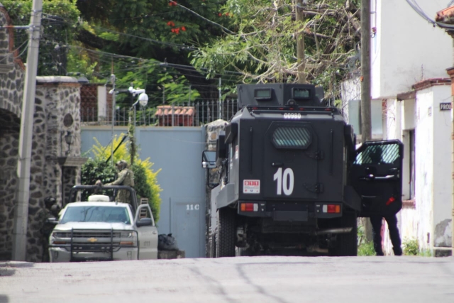 Movilización de Semar en Amatitlán; se trataría de operativo en domicilio de titular de FGE