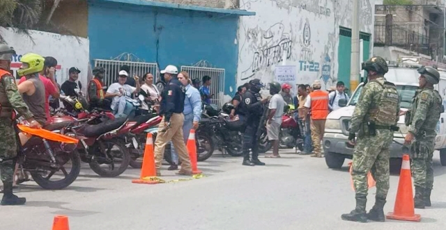 Efectúan operativo de revisión a motocicletas en Jojutla