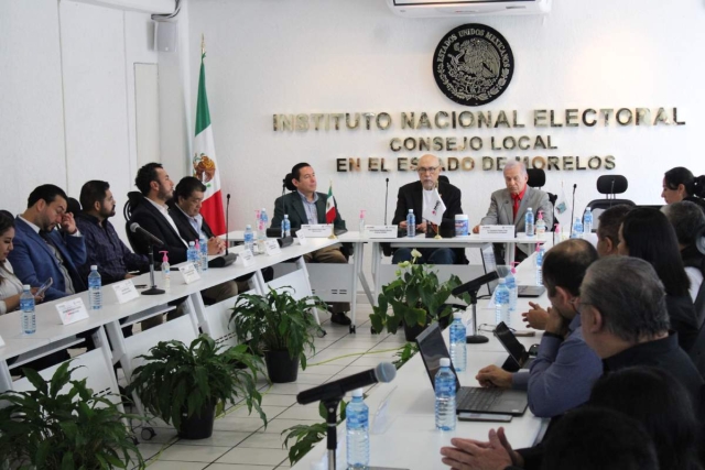 El INE Morelos firmó un convenio de colaboración con la Coparmex. 