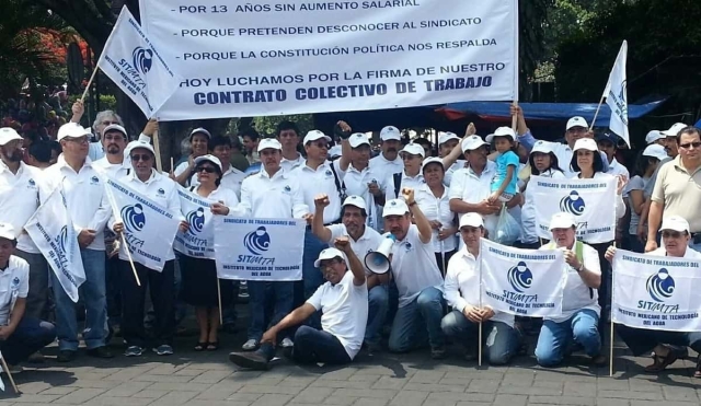 Sindicalizados del IMTA mantienen protestas contra disolución