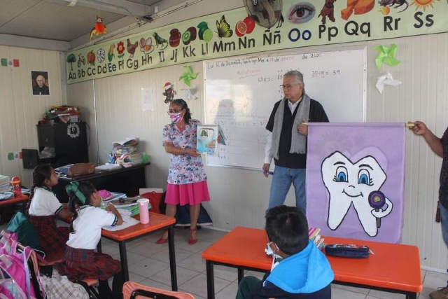 La campaña está dirigida a alumnos de primero, segundo y tercer grados de primaria.