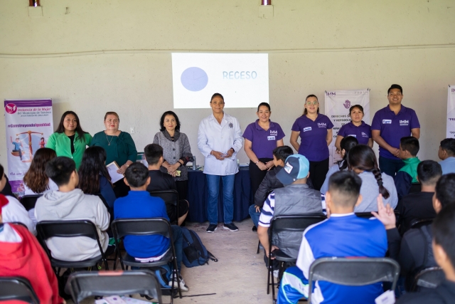 Autoridades de Temixco ofrecen taller para prevenir el embarazo adolescente