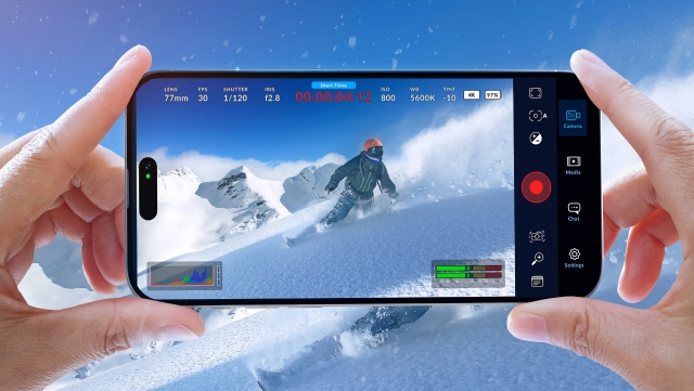 Novedad en Android: Llega Blackmagic Camera, la app de cineastas profesionales
