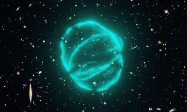 Astrónomos descubren círculos de radio gigantes