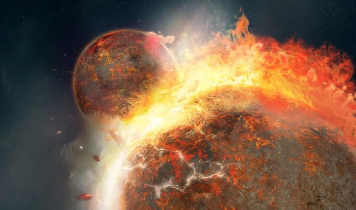 La Tierra se volvió habitable tras el choque con Theia