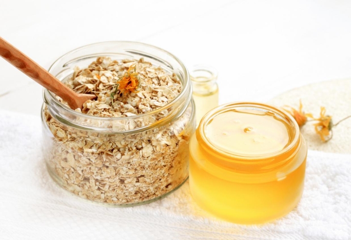 Mascarilla de miel y avena, una opción para hidratar tu piel
