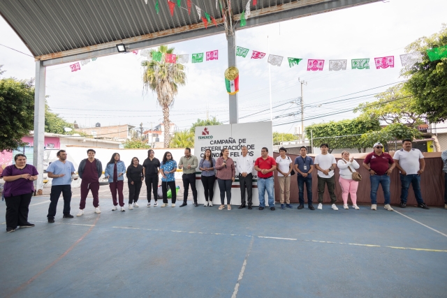 Realizan con éxito campaña gratuita de esterilización para mascotas en Temixco