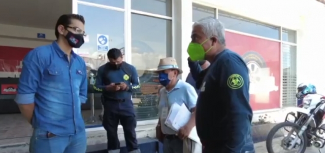 Supervisan en Jiutepec cumplimiento de medidas sanitarias por semáforo amarillo