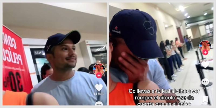 Único hombre en función de &#039;Romper el Círculo&#039; se vuelve viral.