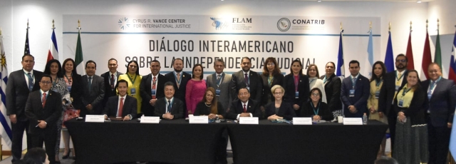 Participa presidente del TSJ en Diálogo Interamericano sobre la Independencia Judicial
