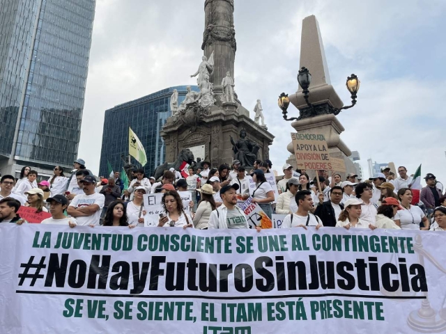 Siguen protestas contra la reforma judicial