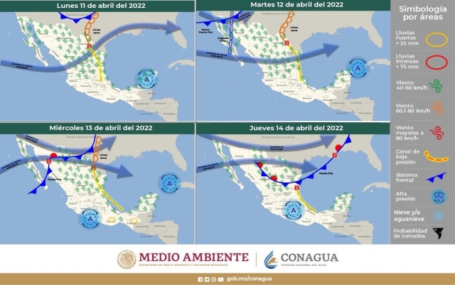 Tiempo inestable para esta semana en Morelos