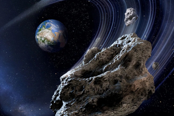 Dos enormes asteroides pasarán cerca de la Tierra esta semana
