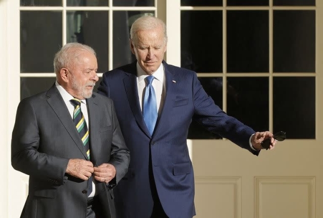 Biden y Lula hablan sobre democracia y clima en Washington