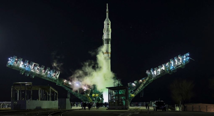 Rusia lanza la nave Soyuz MS-21 con primera tripulación únicamente rusa en 14 años