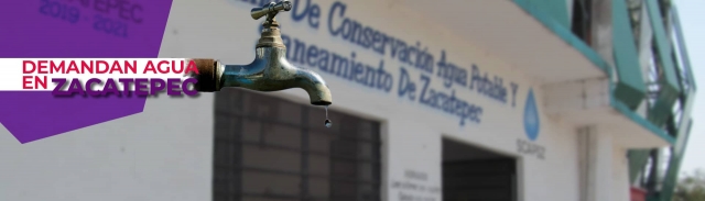  Vecinos de la colonia Plan de Ayala de Zacatepec aseguran que no han recibido ninguna explicación del organismo operador del agua acerca del corte del suministro, que ya lleva dos días.