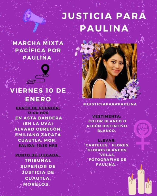 Marcharán para exigir justicia para Paulina y su bebé