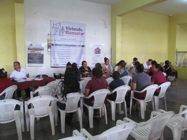 Gran demanda se observó ayer en el registro de aspirantes a "Vivienda del Bienestar", el cual continuará toda la semana.