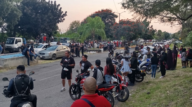 Efectúan 'Mega Rodada del Terror 2025' en Cuernavaca