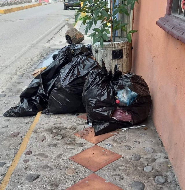  En algunas calles se acumulan los desechos ante la falta de servicio.