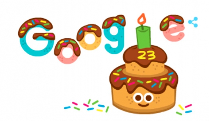 Google celebra sus 23 años con este doodle