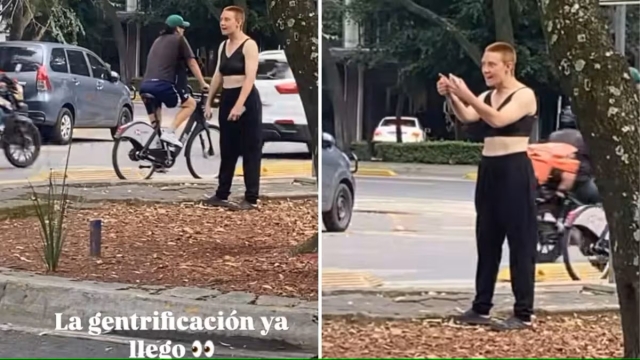 Joven estadounidense amenaza a vendedora en Parque España: Video viral