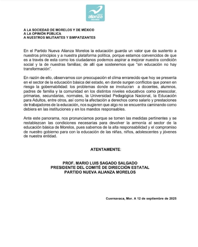 Piden dar solución a adeudos a maestros
