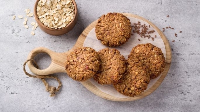 Galletas crujientes de linaza y avena: un postre bajo en calorías