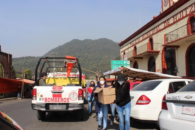 Envía municipio de Cuernavaca refuerzos para combatir incendio forestal en Huitzilac