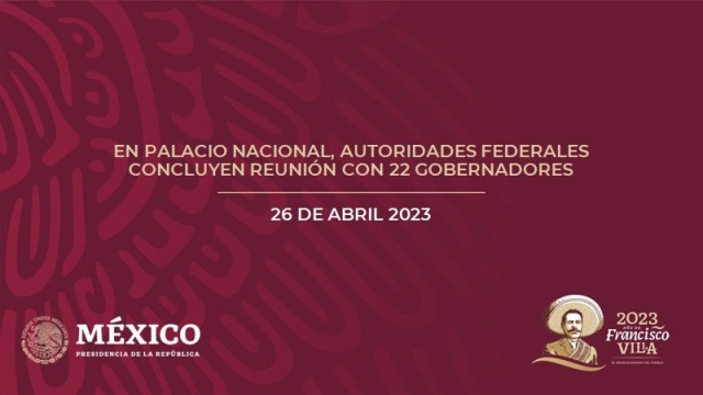 Acude gobernador Cuauhtémoc Blanco a Palacio Nacional a reunión presidida por titular de Segob