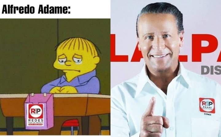 Llueven memes por los resultados de Alfredo Adame en las elecciones.